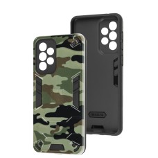 Чохол для Samsung Galaxy A33 (A336) Military armor camouflage dark green
