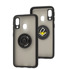 Чохол Samsung Galaxy A40 (A405) LikGus Edging Ring чорний