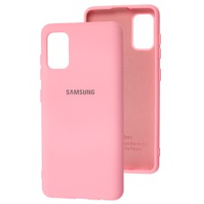 Чохол Samsung Galaxy A41 (A415) Silicone Full рожевий / pink