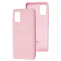 Чохол Samsung Galaxy A41 (A415) Silicone Full світло-рожевий