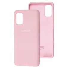 Чохол Samsung Galaxy A41 (A415) Silicone Full світло-рожевий