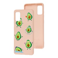 Чохол для Samsung Galaxy A41 (A415) Wave Fancy sports avocado / pink sand