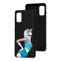 Чохол Samsung Galaxy A41 (A415) Wave Fancy temptation / black