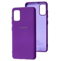 Чохол Samsung Galaxy A41 (A415) Silicone Full фіолетовий / purple