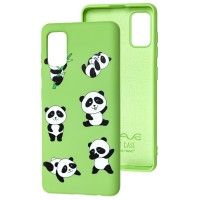 Чохол для Samsung Galaxy A41 (A415) Wave Fancy lovely panda / mint gum