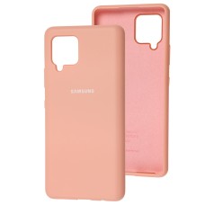 Чохол Samsung Galaxy A42 (A426) Silicone Full рожевий / pudra