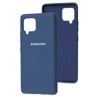 Чохол для Samsung Galaxy A42 (A426) Silicone Full синій / navy blue