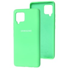 Чохол Samsung Galaxy A42 (A426) Silicone Full м'ятно-зелений