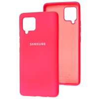 Чохол Samsung Galaxy A42 (A426) Silicone Full рожевий / barbie pink