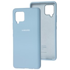 Чохол для Samsung Galaxy A42 (A426) Silicone Full блакитний / lilac blue