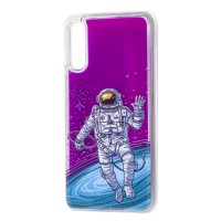 Чохол для Samsung Galaxy A50 / A50s / A30s "рідкий пісок" фіолетовий космос