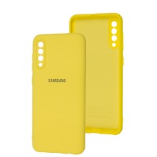 Чохол Samsung Galaxy A50 / A50s / A30s Silicone Full camera жовтий