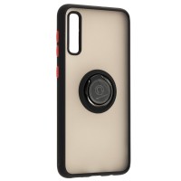 Чохол для Samsung Galaxy A50/A50s/A30s LikGus Edging Ring чорний/червоний