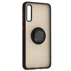 Чохол для Samsung Galaxy A50/A50s/A30s LikGus Edging Ring чорний/червоний