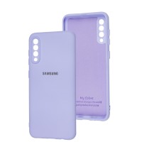 Чохол для Samsung Galaxy A50/A50s/A30s Silicone Full camera бузковий/dasheen