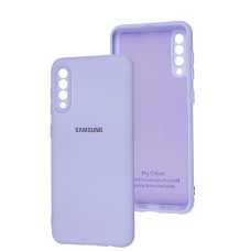Чохол для Samsung Galaxy A50/A50s/A30s Silicone Full camera бузковий/dasheen