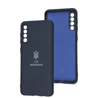 Чохол Samsung Galaxy A50 / A50s / A30s Full Premium Тризуб синій / midnight blu