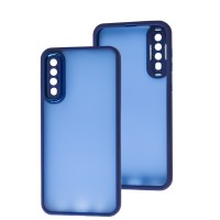Чохол Samsung Galaxy A50/A50s/A30s Luxury Metal Lens синій