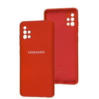 Чохол Samsung Galaxy A51 (A515) Full camera червоний