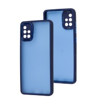 Чохол Samsung Galaxy A51 (A515) / M40s 4G Luxury Metal Lens синій