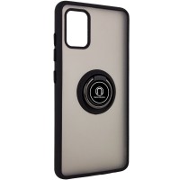 Чохол Samsung Galaxy A51 (A515) LikGus Edging Ring чорний