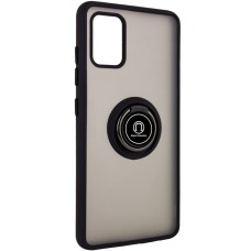 Чохол Samsung Galaxy A51 (A515) LikGus Edging Ring чорний