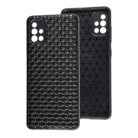 Чохол для Samsung Galaxy A51 (A515) Leather case плетінка