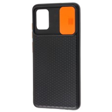 Чохол для Samsung Galaxy A51 (A515) Safety camera чорний/оранжевий