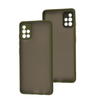 Чохол Samsung Galaxy A51 (A515) LikGus Totu camera protect хакі