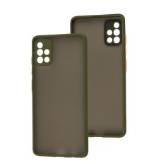 Чохол Samsung Galaxy A51 (A515) LikGus Totu camera protect хакі