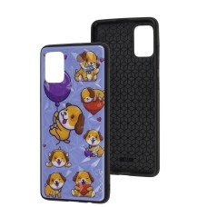 Чохол для Samsung Galaxy A51 (A515) Wave Majesty happy dog/light purple