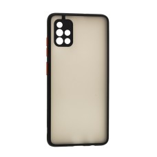 Чохол для Samsung Galaxy A51 (A515) LikGus Totu camera protect чорний / червоний