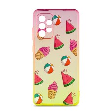 Чохол для Samsung Galaxy A52 Wave Sweet red/ yellow / watermelon