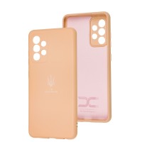 Чохол для Samsung Galaxy A52 Silicone Full Тризуб персиковий