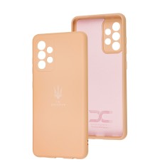 Чохол для Samsung Galaxy A52 Silicone Full Тризуб персиковий