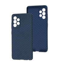 Чохол Samsung Galaxy A52 Carbon New blue