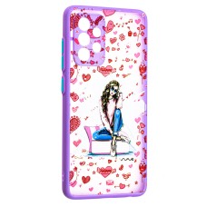 Чохол Samsung Galaxy A52 (A526) Wave Cartoon heart overload