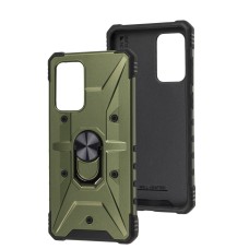 Чохол для Samsung Galaxy A52 Pathfinder ring ударостійкий зелений / arm green