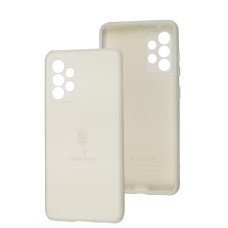 Чохол для Samsung Galaxy A52 Silicone Full Тризуб білий
