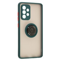 Чохол Samsung Galaxy A52 LikGus Edging Ring оливковий