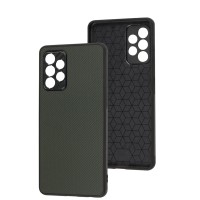 Чохол для Samsung Galaxy A52 Graphite carbon forest green