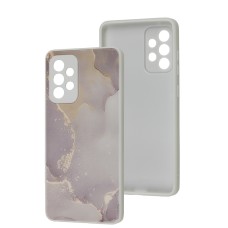Чохол Samsung Galaxy A52 Marble Clouds gray