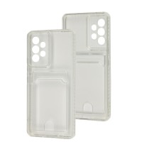 Чохол для Samsung Galaxy A53 (A536) Space Card Pocket прозорий
