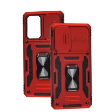 Чохол Samsung Galaxy A53 (A536) Camshield Army Ring червоний