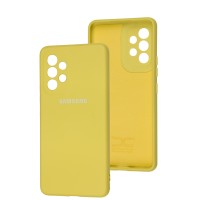Чохол Samsung Galaxy A53 (A536) Full camera лимонний