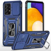 Чехол для Samsung Galaxy A53 (A536) Camshield Army Ring синий / navy