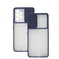 Чехол для Samsung Galaxy A53 (A536) LikGus Camshield camera protect синий