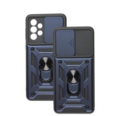 Чехол для Samsung Galaxy A53 (A536) Serge Ring Armor ударопрочный синий