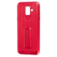 Чохол для Samsung Galaxy A6 2018 (A600) Luggage з підставкою червоний