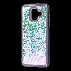 Чохол для Samsung Galaxy A6 2018 (A600) Блискучі вода світло-рожевий "boy bye"